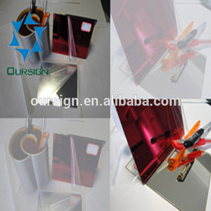 1-6mm single side or doubled sided acrylic mirror sheet/ plexiglass mirror